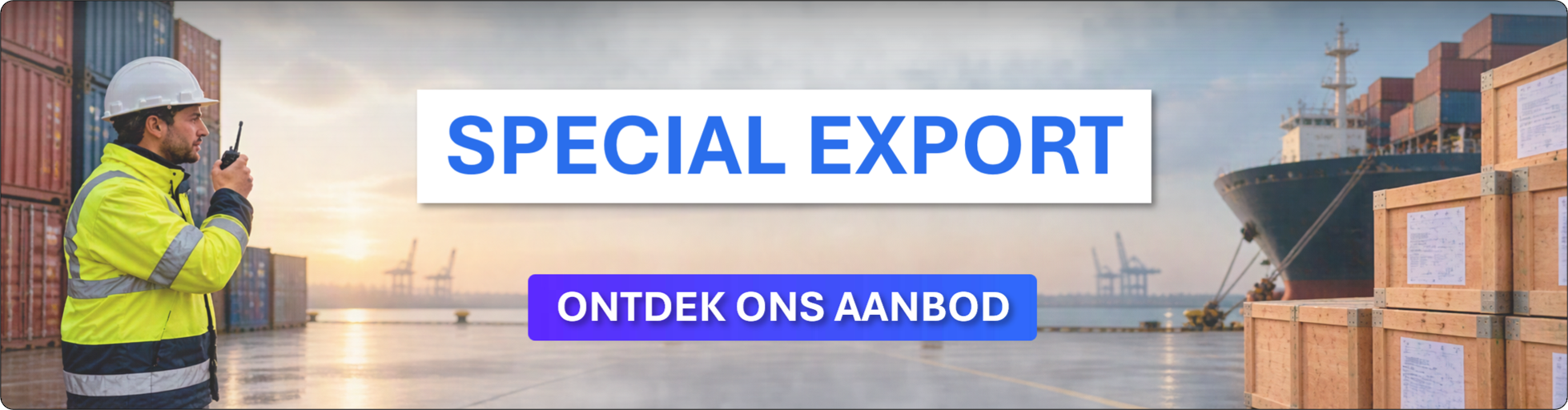 Ontdek onze exportverpakkingen