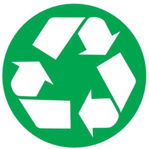 Symbole d'emballage pour recyclage de produits