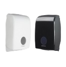 Witte en zwarte dispenser voor Kleenex handdoekjes