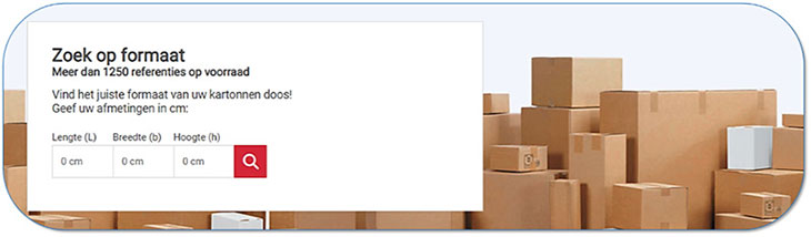 Zoek een doos op maat voor je e-shop