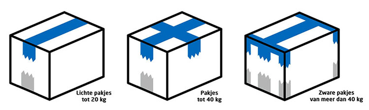 Drie manieren om dozen te sluiten met tape