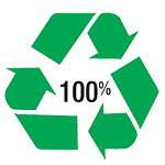 ecologisch label voor recyclebare verpakkingen