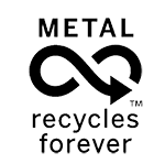 Ecologisch label voor recyclebaar metaal