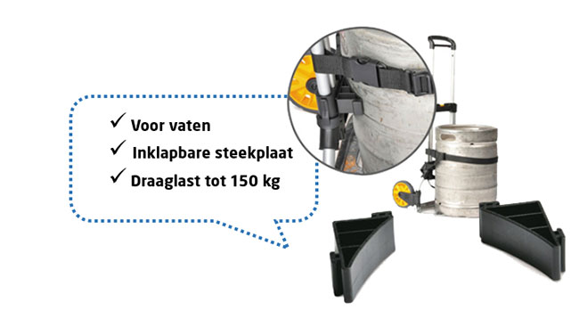 Steekkarren voor vaten