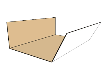 Voorbeeld van FEFCO code 01 voor rollen en platen