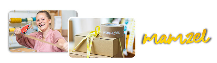 Webshop Mamzel laat zien hoe ze monoverpakkingen gebruiken bij het inpakken