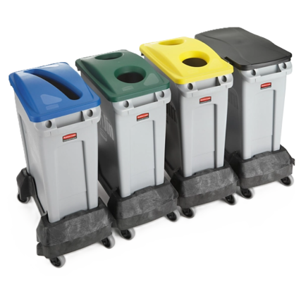 Slim Jim vuilnisbakken van Rubbermaid