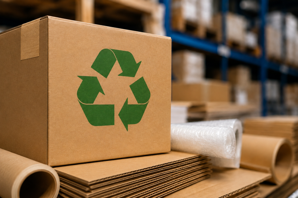 kartonnen doos recyclage