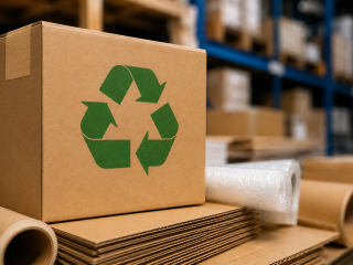 kartonnen doos recyclage